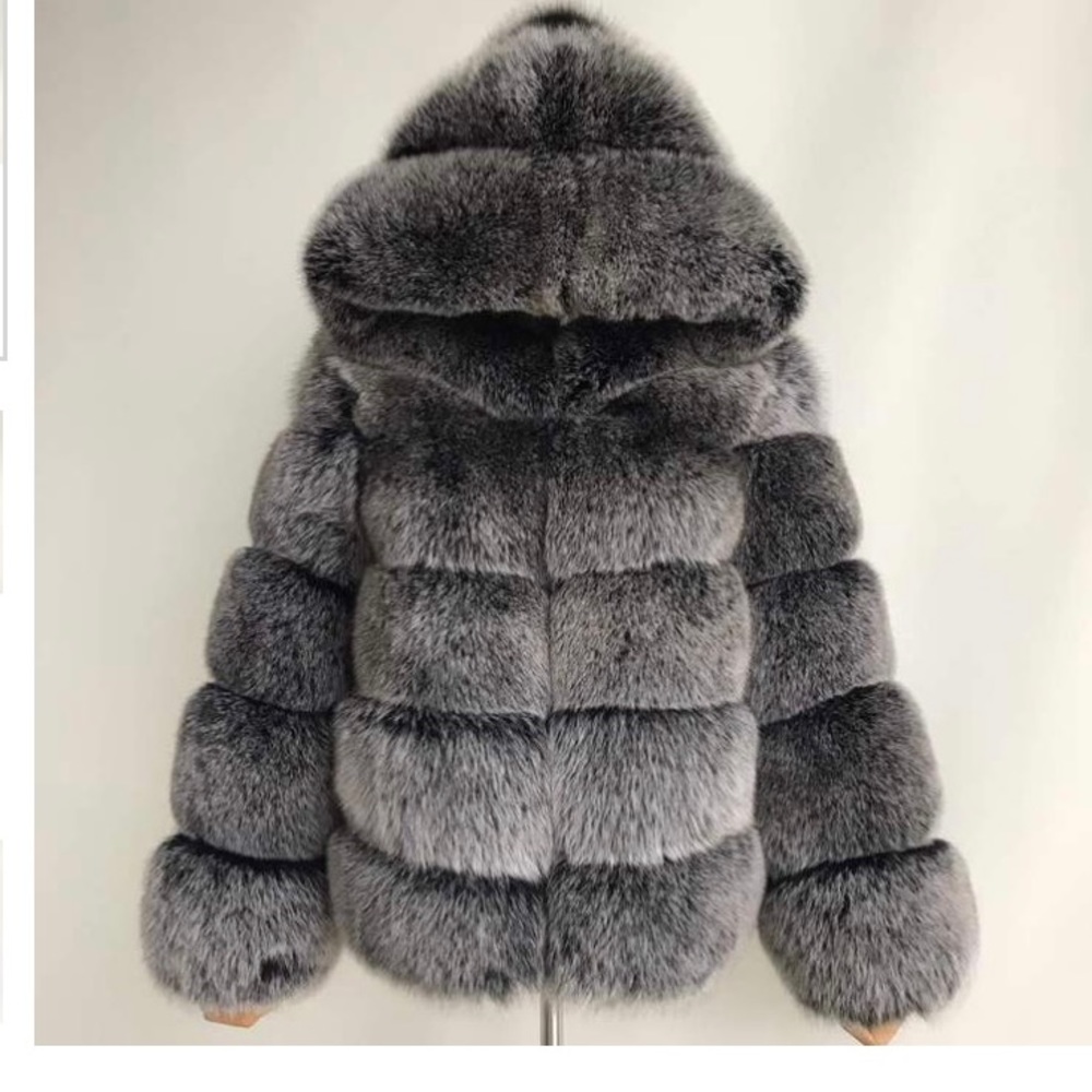 Fox fur coat